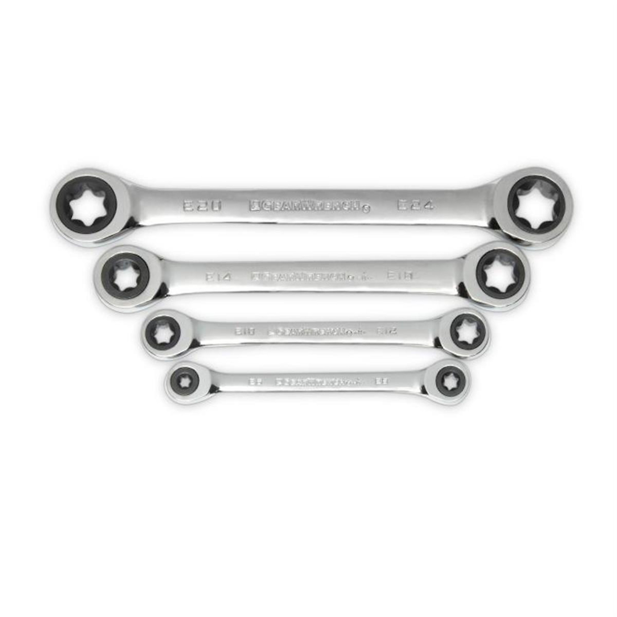 GearWrench Double Box Ratcheting E-Torx Wrench Set — 4-Piece, Model# KDT9224D
